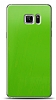 Dafoni Samsung Galaxy Note FE Metalik Parlak Görünümlü Yeşil Telefon Kaplama