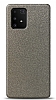 Dafoni Samsung Galaxy S10 Lite Silver Parlak Simli Telefon Kaplama
