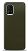 Dafoni Xiaomi Mi 10 Lite Metalik Parlak Grnml Koyu Yeil Telefon Kaplama
