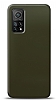 Dafoni Xiaomi Mi 10T 5G Metalik Parlak Grnml Koyu Yeil Telefon Kaplama