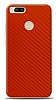 Dafoni Xiaomi Mi 5X / Mi A1 Kırmızı Karbon Görünümlü Telefon Kaplama