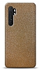 Dafoni Xiaomi Mi Note 10 Lite Gold Parlak Simli Telefon Kaplama