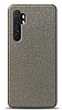 Dafoni Xiaomi Mi Note 10 Lite Silver Parlak Simli Telefon Kaplama