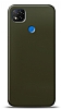 Dafoni Xiaomi Poco C3 Metalik Parlak Grnml Koyu Yeil Telefon Kaplama