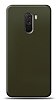 Dafoni Xiaomi Pocophone F1 Metalik Parlak Görünümlü Koyu Yeşil Telefon Kaplama