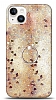 Eiroo Bright iPhone 14 Plus Sulu Simli Gold Silikon Klf