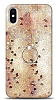 Eiroo Bright iPhone X / XS Sulu Simli Gold Silikon Klf