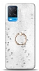 Eiroo Bright Oppo A54 4G Sulu Simli Silver Silikon Klf