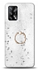 Eiroo Bright Oppo A74 4G Sulu Simli Silver Silikon Klf