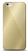 Eiroo iPhone 6 / 6S Silikon Kenarl Aynal Gold Klf