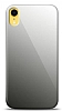 Eiroo iPhone XR Silikon Kenarl Aynal Siyah Klf
