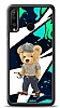 Dafoni Art Huawei P30 Lite Thoughtful Teddy Bear Klf