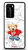 Dafoni Art Huawei P40 Pro Boy Bear Klf