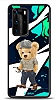 Dafoni Art Huawei P40 Pro Thoughtful Teddy Bear Klf