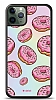 Dafoni Hologram iPhone 11 Pro Pembe Donut Klf