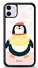 Dafoni Art iPhone 11 Smiling Penguin Klf