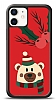 Dafoni Art iPhone 12 Mini 5.4 in Christmas Bear Klf