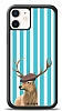 Dafoni Art iPhone 12 Mini 5.4 in Fedora Deer Klf