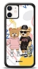 Dafoni Art iPhone 12 Mini 5.4 in Fun Couple Teddy Klf