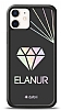 Dafoni Hologram iPhone 12 Mini 5.4 in Kiiye zel isimli Diamond Klf