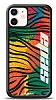 Dafoni Hologram iPhone 12 Mini 5.4 in Kiiye zel Tropical Color Klf