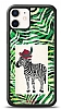 Dafoni Art iPhone 12 Mini 5.4 in Nature Zebra Klf