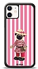 Dafoni Art iPhone 12 Mini 5.4 in Pink Pug Klf