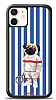 Dafoni Art iPhone 12 Mini 5.4 in Tennis Boy Pug Klf