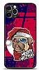 Dafoni Art iPhone 12 Pro 6.1 in Christmas Pug Klf