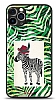 Dafoni Art iPhone 12 Pro 6.1 in Nature Zebra Klf
