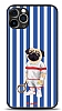 Dafoni Art iPhone 12 Pro 6.1 in Tennis Boy Pug Klf