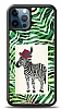 Dafoni Art iPhone 12 Pro Max 6.7 in Nature Zebra Klf
