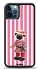 Dafoni Art iPhone 12 Pro Max 6.7 in Pink Pug Klf