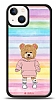 Dafoni Art iPhone 13 Mini Chic Teddy Bear Klf