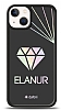 Dafoni Hologram iPhone 13 Mini Kişiye Özel isimli Diamond Kılıf