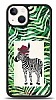 Dafoni Art iPhone 13 Mini Nature Zebra Klf
