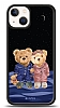 Dafoni Art iPhone 13 Mini Under The Stars Teddy Bears Kılıf