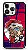 Dafoni Art iPhone 13 Pro Christmas Pug Klf