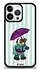 Dafoni Art iPhone 13 Pro Max Pug in the Rain Klf