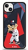 Dafoni Art iPhone 14 Plus Baseball Bear Klf