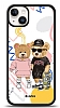 Dafoni Art iPhone 14 Plus Fun Couple Teddy Klf
