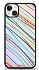 Dafoni Hologram iPhone 14 Plus Renkli izgiler Klf