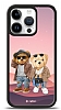 Dafoni Art iPhone 14 Pro Cool Couple Teddy Klf
