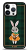 Dafoni Art iPhone 14 Pro Lady Rabbit Klf