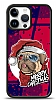 Dafoni Art iPhone 14 Pro Max Christmas Pug Klf