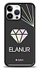 Dafoni Hologram iPhone 14 Pro Max Kiiye zel isimli Diamond Klf