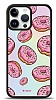 Dafoni Hologram iPhone 14 Pro Max Pembe Donut Klf