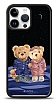 Dafoni Art iPhone 14 Pro Max Under The Stars Teddy Bears Kılıf