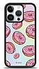 Dafoni Hologram iPhone 14 Pro Pembe Donut Klf