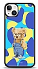 Dafoni Art iPhone 15 Plus Student Teddy Bear Klf